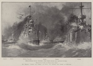 Våre russiske marinebesøkende, flåten på vei til britiske farvann